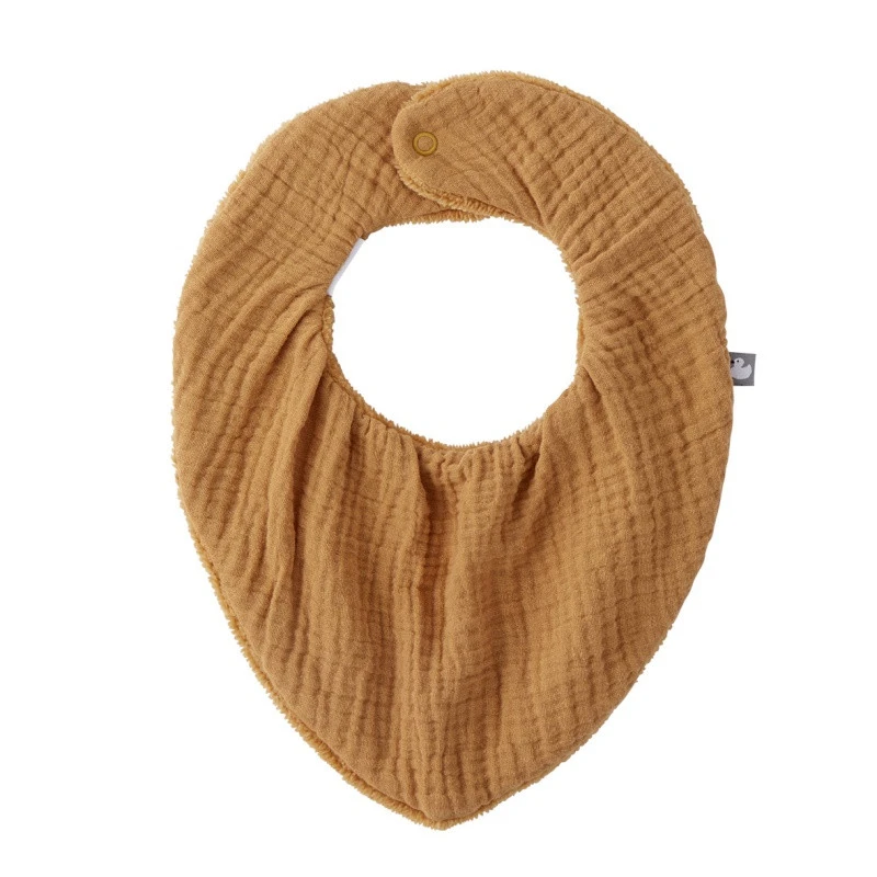 Bavoir Bandana Bambou/gaze BB&CO Mix & Match Noisette 3 Bavoir Bandana Bambou/gaze BB&CO Mix & Match Noisette