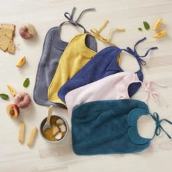 Made4baby Soldes 39 Made4baby Soldes -Made4baby Soldes bavoir grand modele bambou et gaze bbco mix match blush 1