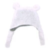 Bonnet Chapka Lapin En Sherpa 0/6m BB&CO Blanc -Made4baby Soldes bonnet ours sherpa 3