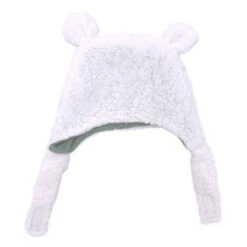 Bonnet Chapka Lapin En Sherpa 12/18m BB&CO Blanc