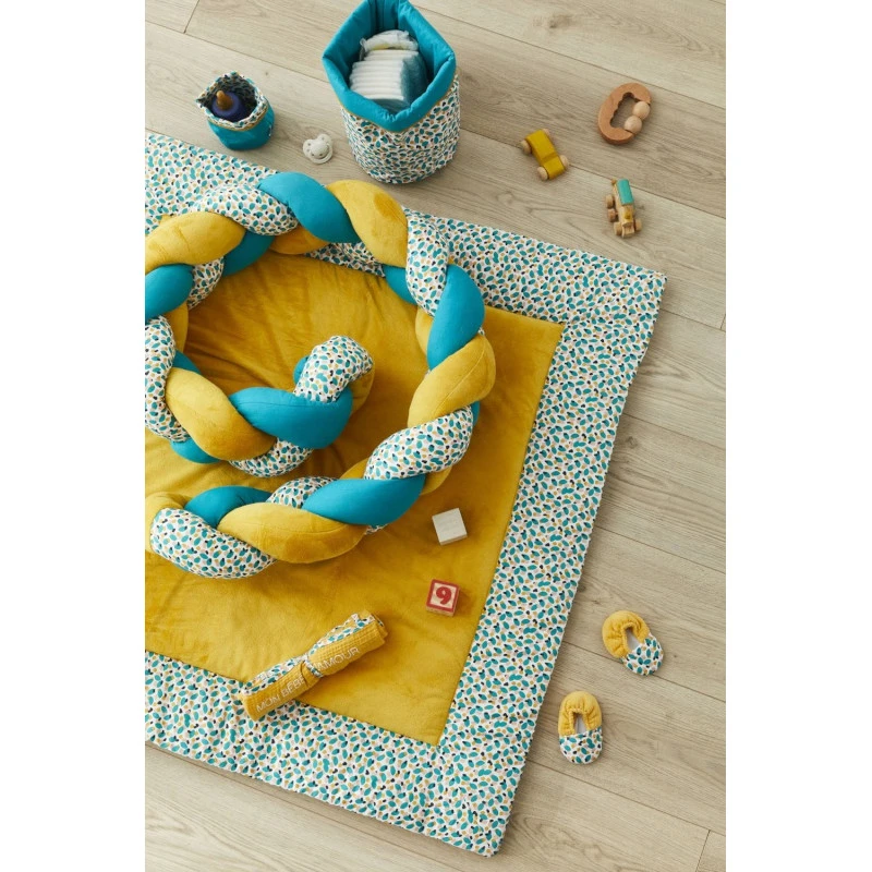 Tapis De Parc Réversible 100x100 BB&CO Baby Pop 6 Tapis De Parc Réversible 100x100 BB&CO Baby Pop – Image 4