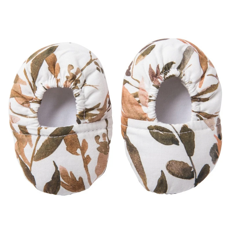 Chaussons 0/6 Mois Feuillages BB&CO Caramel Forest 3 Chaussons 0/6 Mois Feuillages BB&CO Caramel Forest