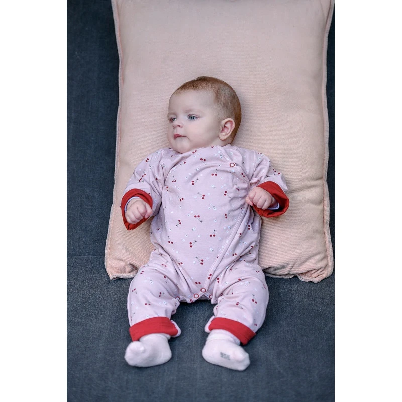 Combinaison Forme Kimono 3m BB&CO Cerise 4 Combinaison Forme Kimono 3m BB&CO Cerise – Image 2