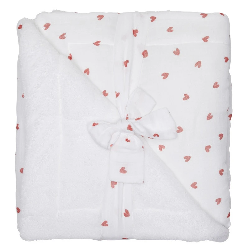 Couverture Luxe 70x100 BB&CO Mon Petit Coeur 3 Couverture Luxe 70x100 BB&CO Mon Petit Coeur