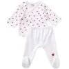 Ensemble Cache-cœur 12m Cœurs BB&CO Ma Petite Layette 1 Ensemble Cache-cœur 12m Cœurs BB&CO Ma Petite Layette -Made4baby Soldes ensemble cache coeur 12m coeurs bbco ma petite layette