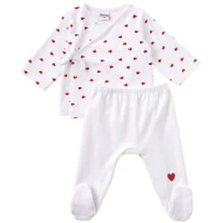 Ensemble Cache-cœur 1m Cœurs BB&CO Ma Petite Layette