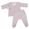 Ensemble Cache-cœur + Pantalon à Pied 12m BB&CO Cerise 2 Ensemble Cache-cœur + Pantalon à Pied 12m BB&CO Cerise -Made4baby Soldes ensemble cache coeur pantalon a pied 12m bbco cerise