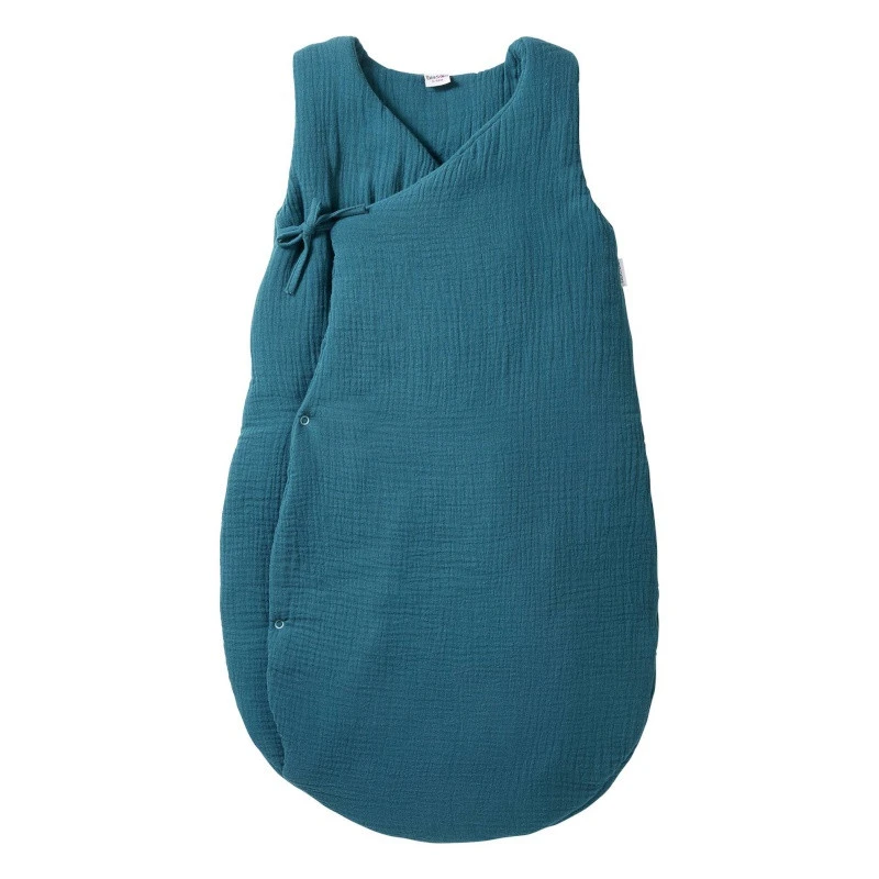 Gigoteuse 2ème âge Ouatinée Kimono BB&CO Mix & Match Vert Paon 3 Gigoteuse 2ème âge Ouatinée Kimono BB&CO Mix & Match Vert Paon