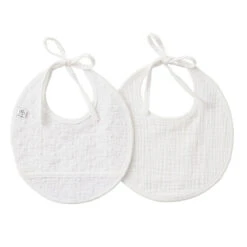 Lot De 2 Bavoirs Naissance BB&CO Vintage Chic