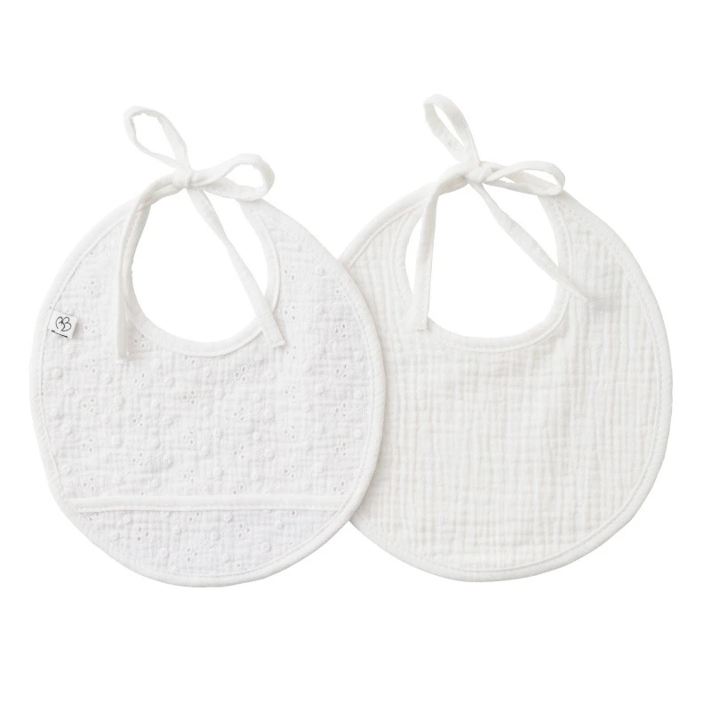 Lot De 2 Bavoirs Naissance BB&CO Vintage Chic 3 Lot De 2 Bavoirs Naissance BB&CO Vintage Chic