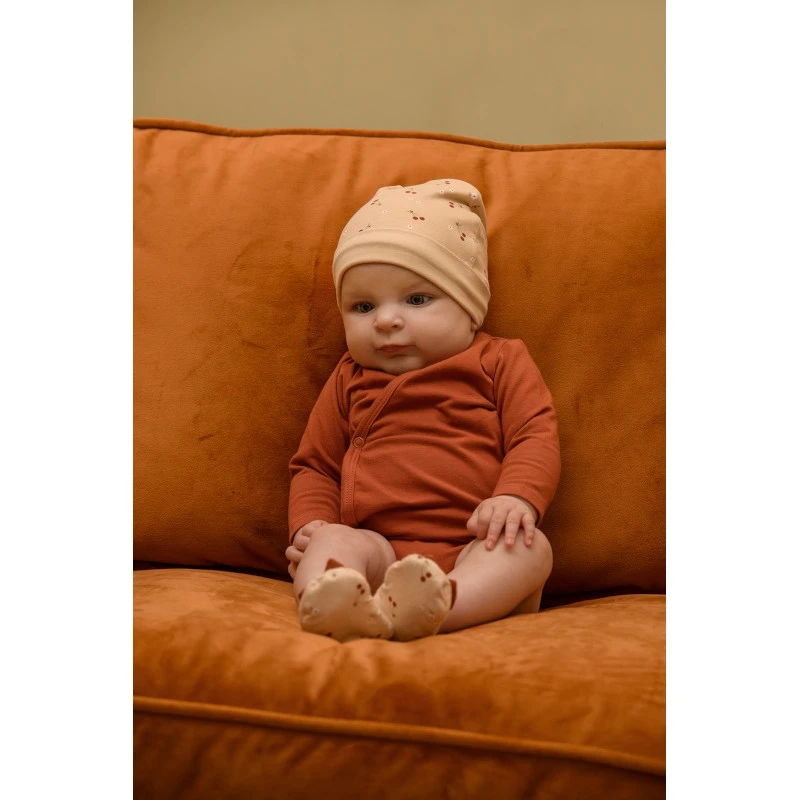 Lot De 2 Bodys Croisés Ml 6m BB&CO Rouille / Arc-en-ciel 4 Lot De 2 Bodys Croisés Ml 6m BB&CO Rouille / Arc-en-ciel – Image 2