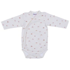 Lot De 2 Bodys Croisés Ml 6m BB&CO Rouille / Arc-en-ciel 9 Lot De 2 Bodys Croisés Ml 6m BB&CO Rouille / Arc-en-ciel -Made4baby Soldes lot de 2 bodys croises ml 6m bbco rouille arc en ciel 1 3