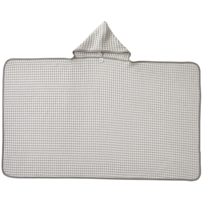 Maxi Cape De Bain Coton Gaufré BB&CO Nuage 4 Maxi Cape De Bain Coton Gaufré BB&CO Nuage – Image 2