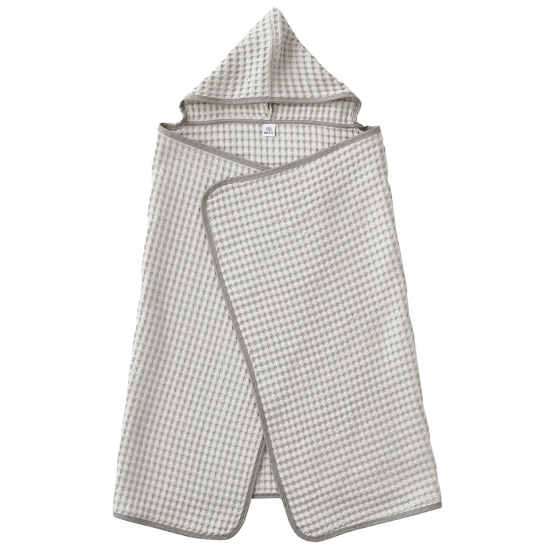 Maxi Cape De Bain Coton Gaufré BB&CO Nuage 3 Maxi Cape De Bain Coton Gaufré BB&CO Nuage