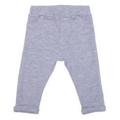 Pantalon Legpants En Micro Nid D'abeille 12m BB&CO Gris Chiné