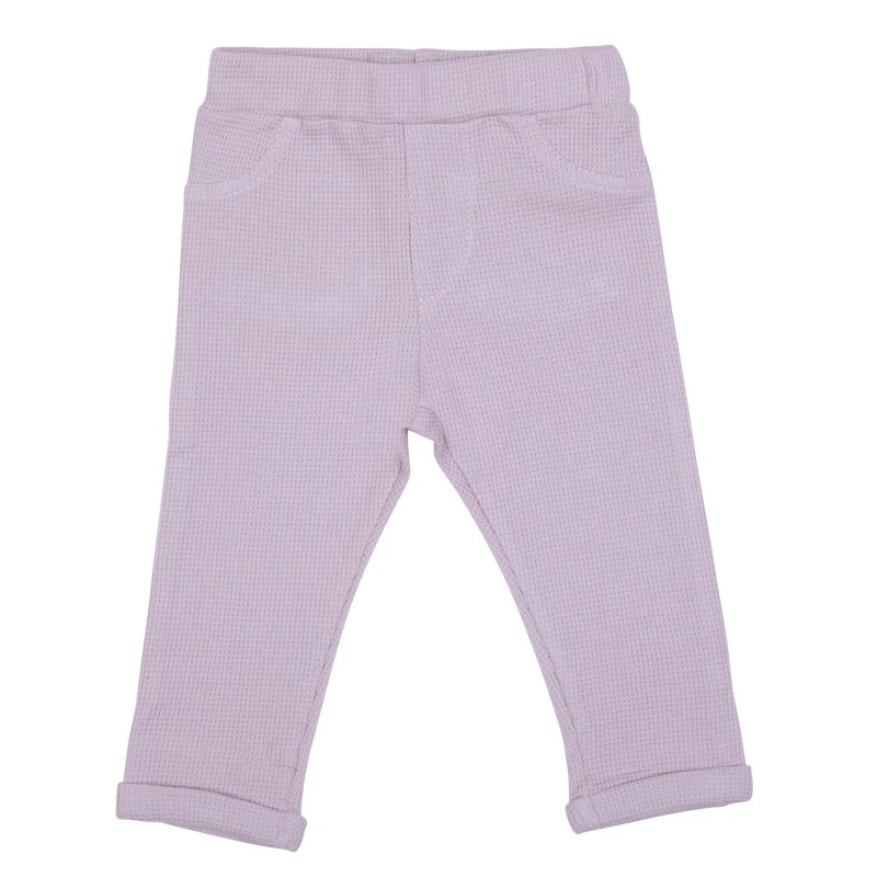 Pantalon Legpants En Micro Nid D'abeille 18m BB&CO Pétale 3 Pantalon Legpants En Micro Nid D'abeille 18m BB&CO Pétale