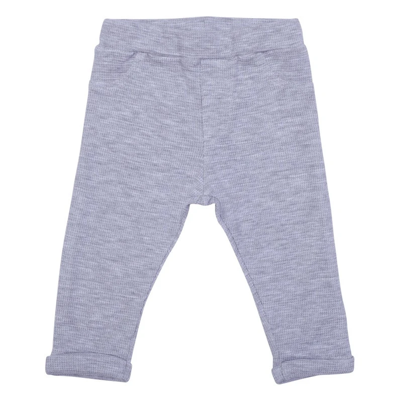 Pantalon Legpants En Micro Nid D'abeille 6m BB&CO Gris Chiné 3 Pantalon Legpants En Micro Nid D'abeille 6m BB&CO Gris Chiné