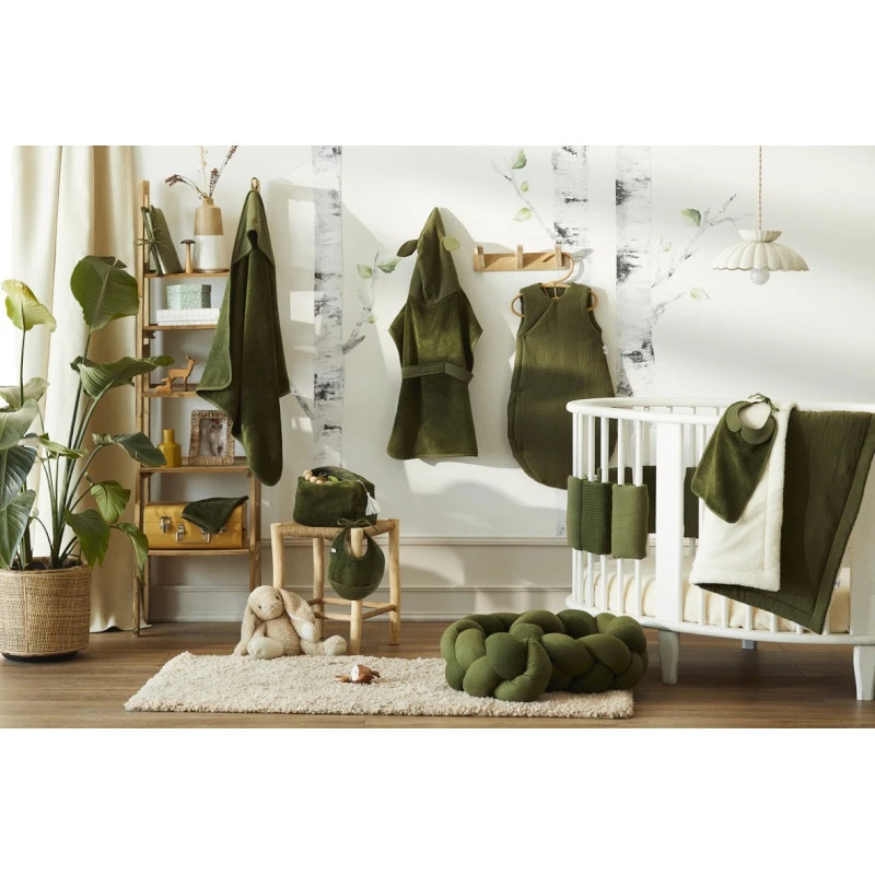 Peignoir Bambou Et Gaze 0-2 Ans BB&CO Mix & Match Fougère 5 Peignoir Bambou Et Gaze 0-2 Ans BB&CO Mix & Match Fougère – Image 3