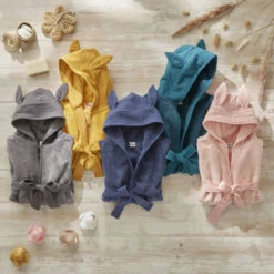 Peignoir Bambou Et Gaze BB&CO Mix & Match Rose Blush 5 Peignoir Bambou Et Gaze BB&CO Mix & Match Rose Blush -Made4baby Soldes peignoir bambou et gaze bbco mix match rose blush 1