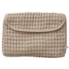 Pochette Imperméable Coton Gaufré BB&CO Latte 1 Pochette Imperméable Coton Gaufré BB&CO Latte -Made4baby Soldes pochette impermeable coton gaufre bbco latte