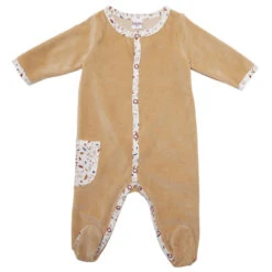 Pyjama En Velours Sable/terrazzo 3m BB&CO Portofino