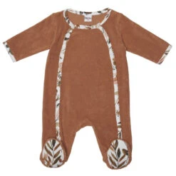 Pyjama Hiver En Velours 3mois BB&CO Caramel Forest