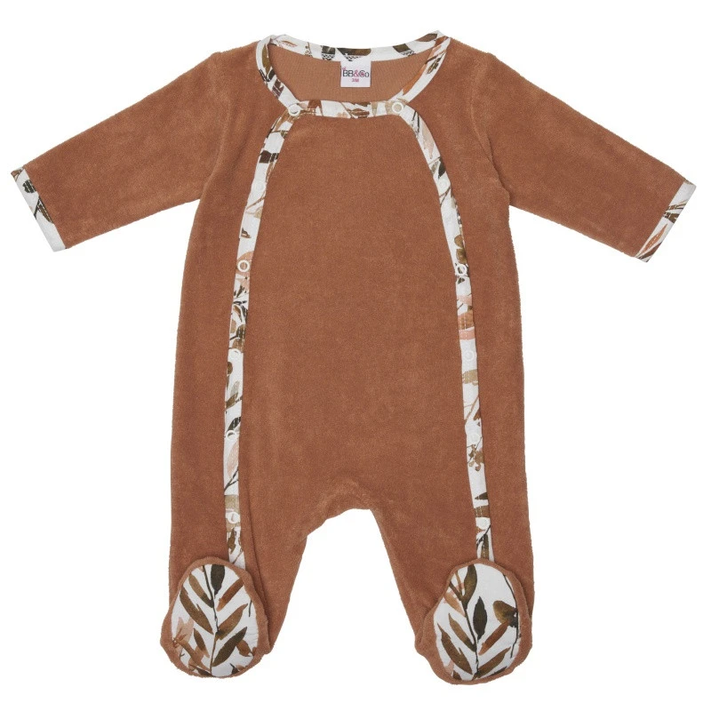 Pyjama Hiver En Velours 6mois BB&CO Caramel Forest 3 Pyjama Hiver En Velours 6mois BB&CO Caramel Forest