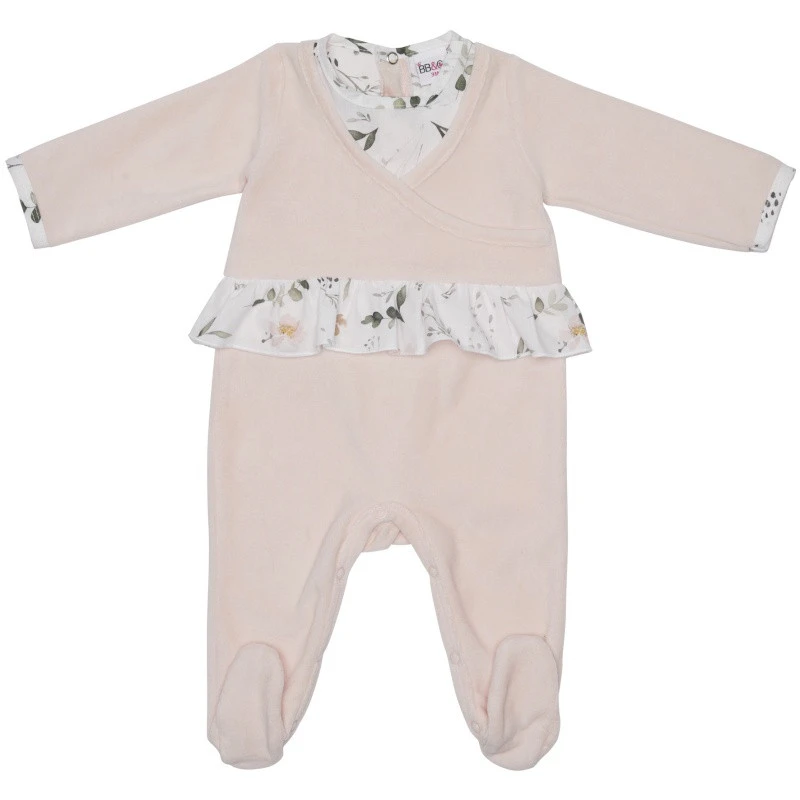 Pyjama Velours à Volant 1 Mois BB&CO Sweet Garden 3 Pyjama Velours à Volant 1 Mois BB&CO Sweet Garden