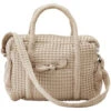 Sac à Langer Coton Gaufré BB&CO Latte 1 Sac à Langer Coton Gaufré BB&CO Latte -Made4baby Soldes sac a langer coton gaufre bbco latte