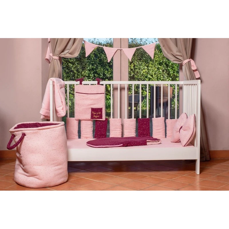 Tour De Lit Modulable & Respirant BB&CO Girly Chic 7 Tour De Lit Modulable & Respirant BB&CO Girly Chic – Image 5