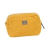 Trousse De Toilette En Nid D'abeille BB&CO Moutarde -Made4baby Soldes trousse de toilette 25x16x10cm nid d abeille 1