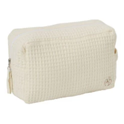 Trousse De Toilette En Nid D'abeille BB&CO Ivoire
