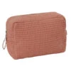 Trousse De Toilette En Nid D'abeille BB&CO Marsala -Made4baby Soldes trousse de toilette en nid d abeille bbco marsala